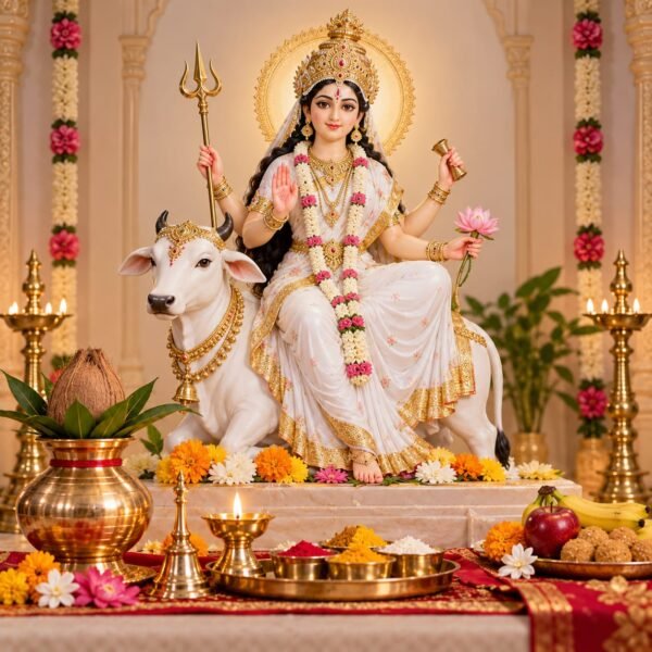 Durga Ashtami (Mahagauri) Puja